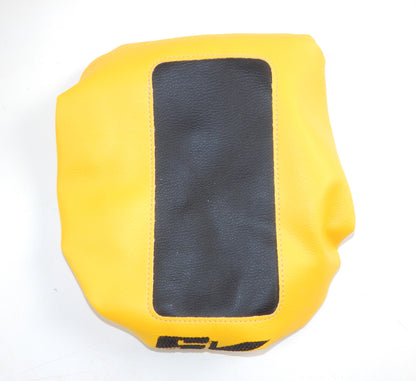 BAGSTER BA03C002106F SADDLE SEAT COVER YELLOW/BLACK SUZUKI 2001 SV 650S - MotoRaider