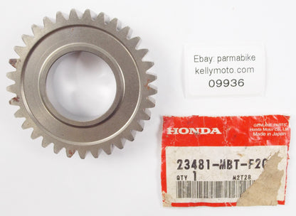 NOS OEM 2007-2009 HONDA XL1000VA GEAR COUNTERSHAFT FOURTH 33T 23481-MBT-F20 - MotoRaider