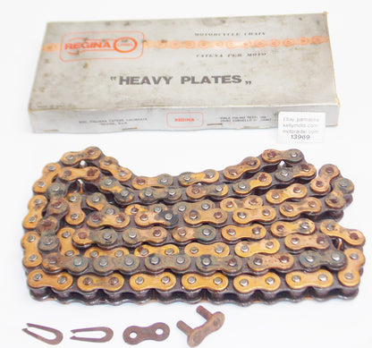 REGINA MOTORCYCLE CHAIN 138HPX110 APRILIA CAGIVA GILERA HONDA GUZZI LAVERDA PUCH - MotoRaider