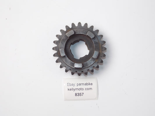 OEM HUSQVARNA VINTAGE MOTOCROSS TRANSMISSION 4TH 24 TEETH GEAR 409 161240901 - MotoRaider