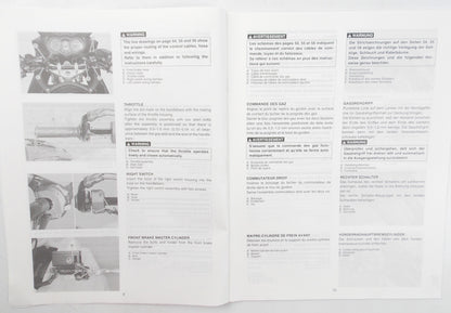 SUZUKI 2003 DL650K4 SETUP MANUAL BROCHURE ENGLISH/ITALIAN/GERMAN 99505-01124-011 - MotoRaider