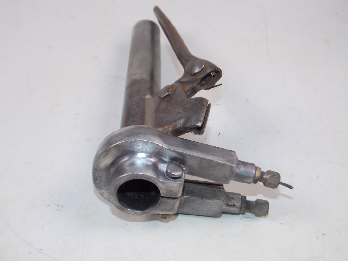 1953-1956 MV AGUSTA PULLMAN 125 HANDLEBAR CLUTCH LEVER HAND SHIFT ASSEMBLY ITALY - MotoRaider