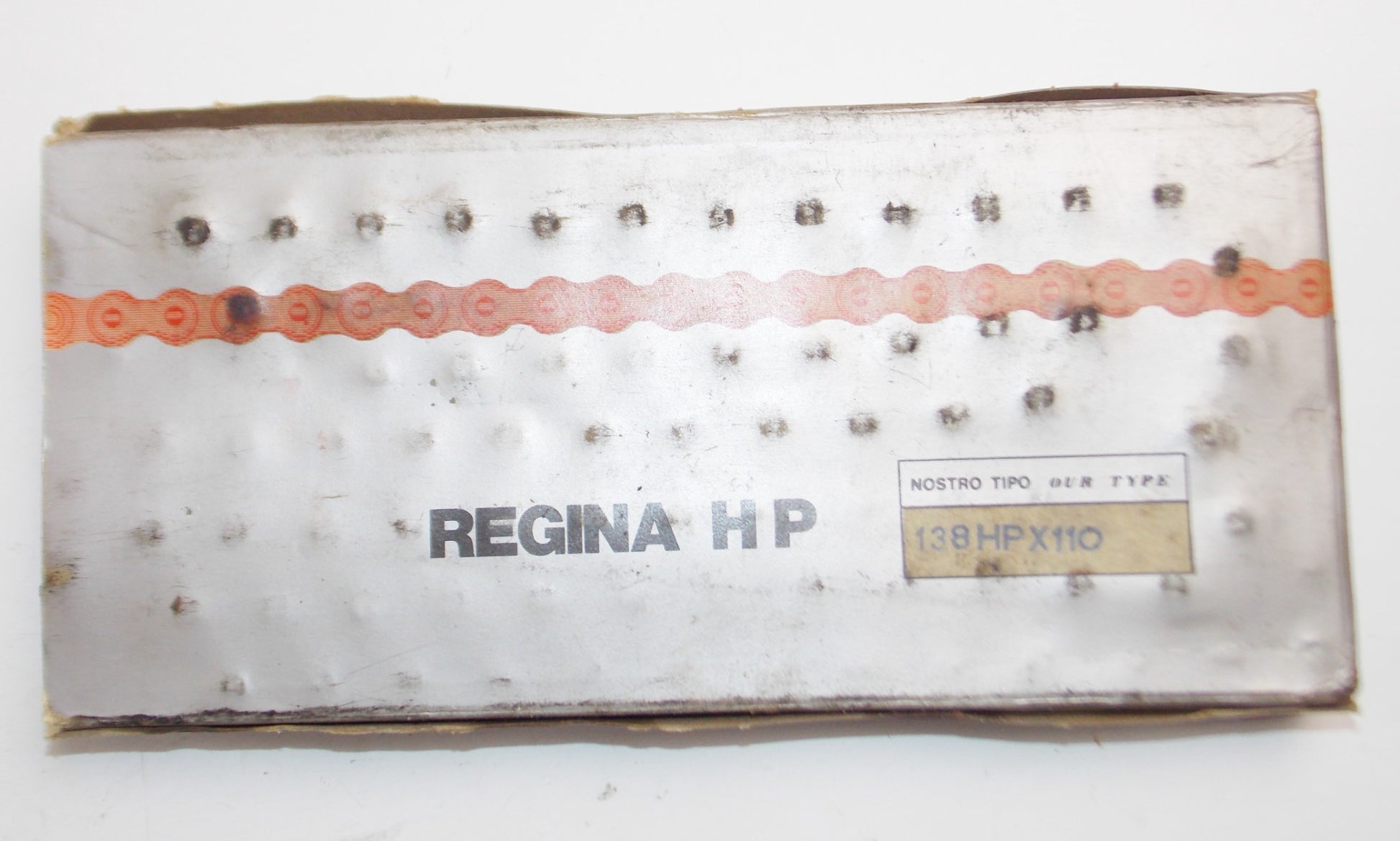 REGINA MOTORCYCLE CHAIN 138HPX110 APRILIA CAGIVA GILERA HONDA GUZZI LAVERDA PUCH - MotoRaider