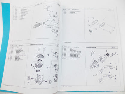 02/2001 PEUGEOT TREKKER 50 PARTS CATALOG MANUAL BOOK ITALIAN - MotoRaider