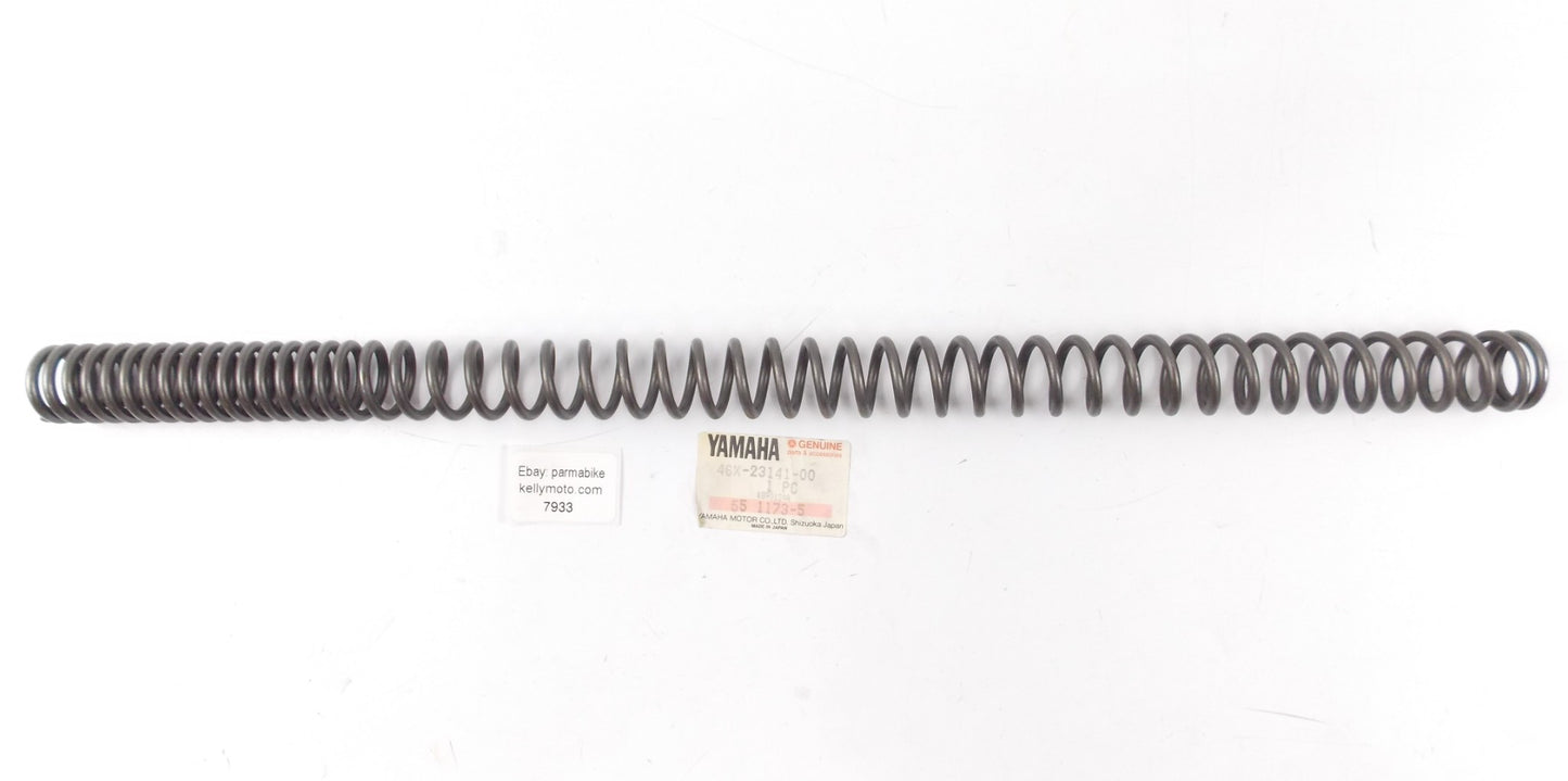 NOS OEM 1986 YAMAH FZ400/600 FRONT FORK INNER SPRING 46X-23141-00 - MotoRaider