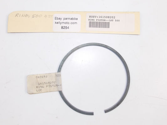 NOS OEM 1986 HUSQVARNA TC 500 PISTON RING 4-STROKE 1ST OVER CYLINDER 161508202 - MotoRaider