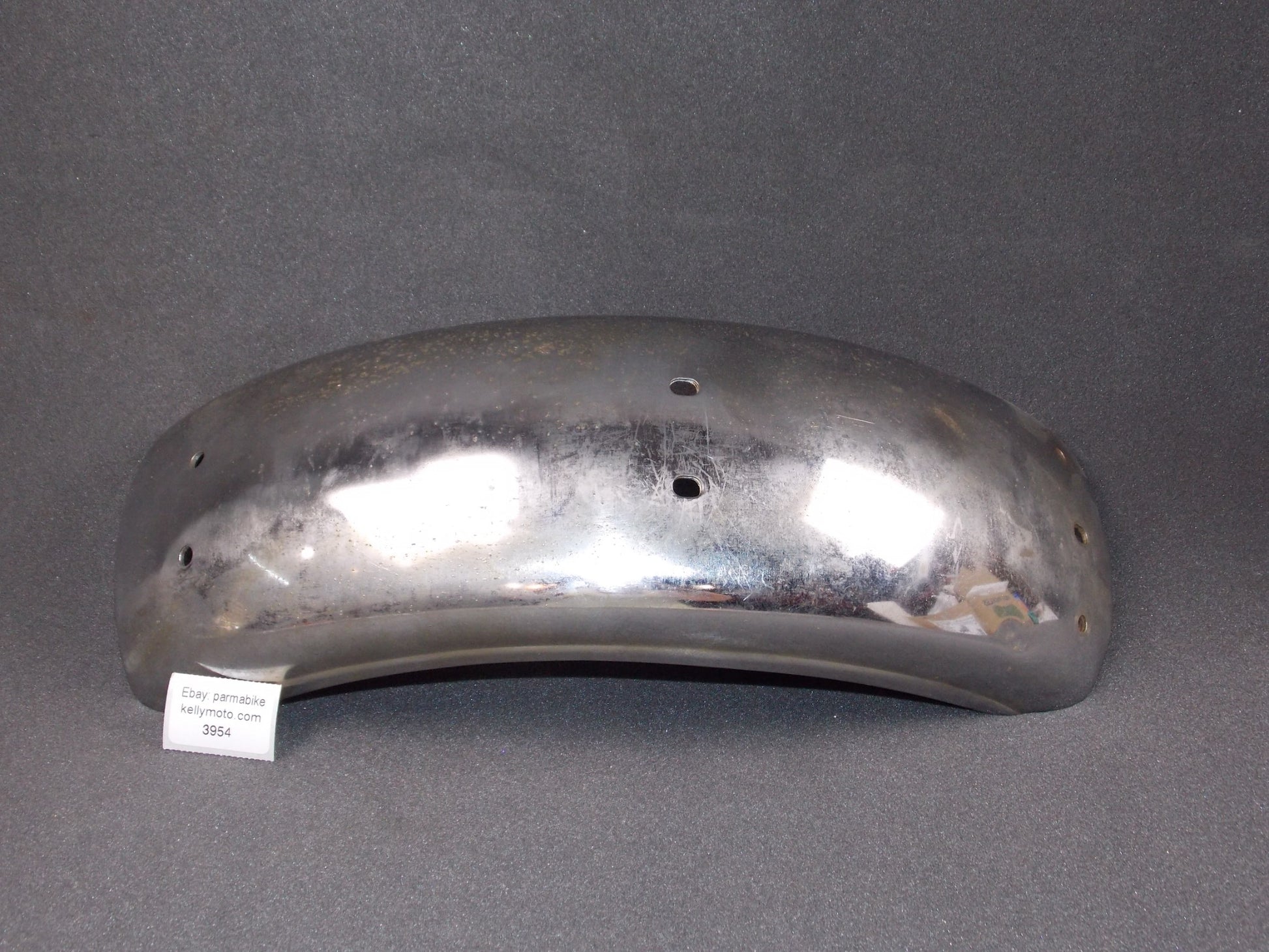 1970s HONDA CT70 TRAIL-70 CHROME REAR FENDER MUD GUARD MUDDER - MotoRaider