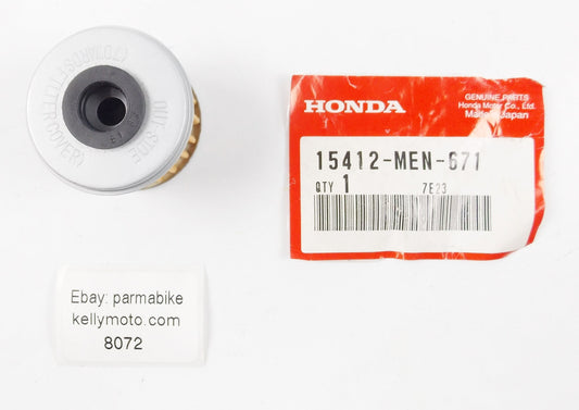 NOS OEM HONDA 2004-2009 2012-2014 TRX450 FILTER ENGINE MOTOR OIL 15412-MEN-671 - MotoRaider