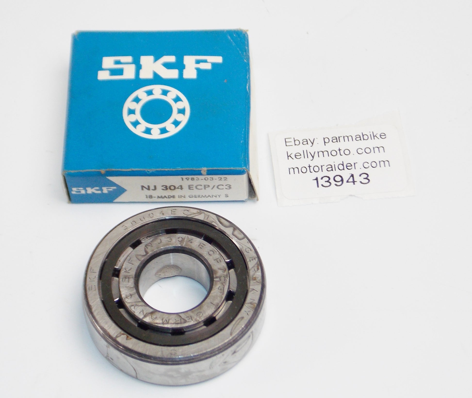 NOS OEM SKF NJ ECP/C3 CYLINDER ROLLER BEARING BORE 25MM LAVERDA BMW DUCATI HONDA - MotoRaider