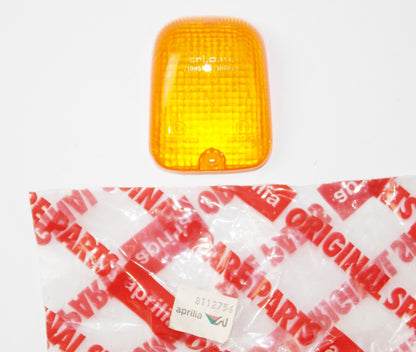 NOS OEM 1992-2000 APRILIA PEGASO 650 TURN SIGNAL INDICATOR AMBER LENS AP8112756 - MotoRaider