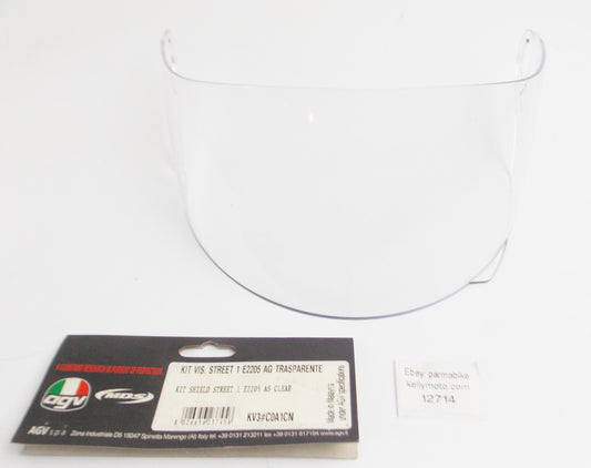 AGV STREET 1 E2205 AG HELMET VISOR CLEAR  SCREEN SHIELD - MotoRaider