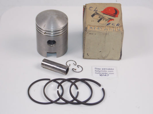 NOS DINAMIN MOTORCYCLES PISTON 54 MM+RINGS+PIN 15MM+CIRCLIP MV 125 SPORT 16147 - MotoRaider