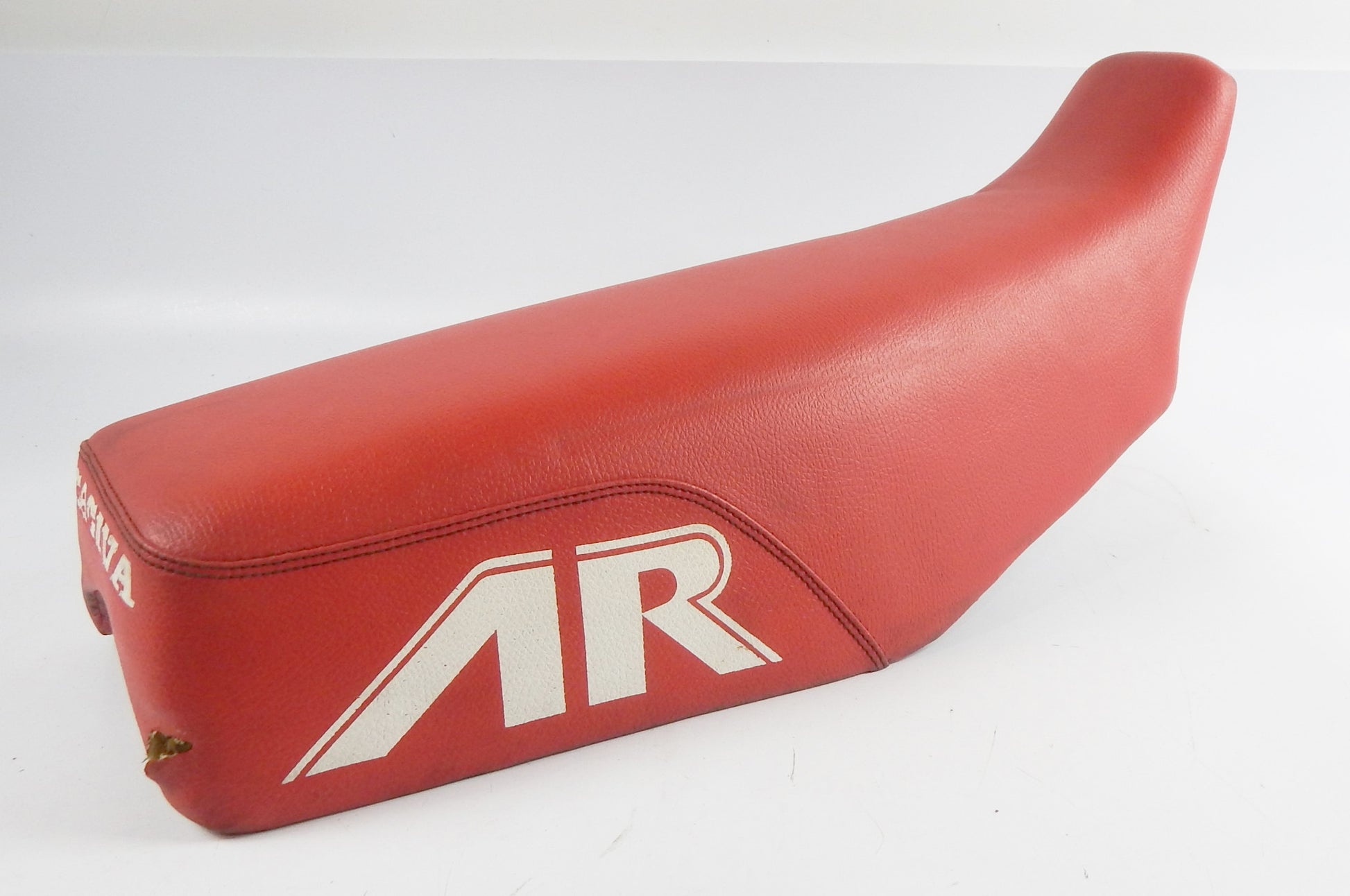 OEM CAGIVA ALA ROSSA CENTIN SADDLE SEAT RED L=22" W=11" VINTAGE TIALY - MotoRaider