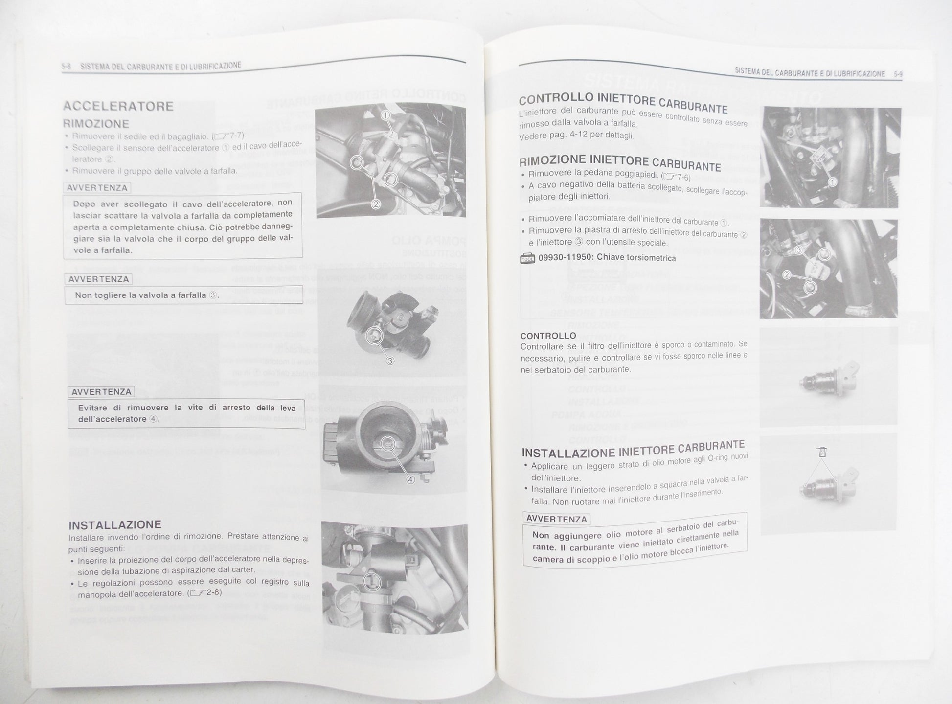 2004 SUZUKI AY50A SUPPLEMENTARY SERVICE MANUAL BOOK ITALIAN 99500-10500-01B - MotoRaider