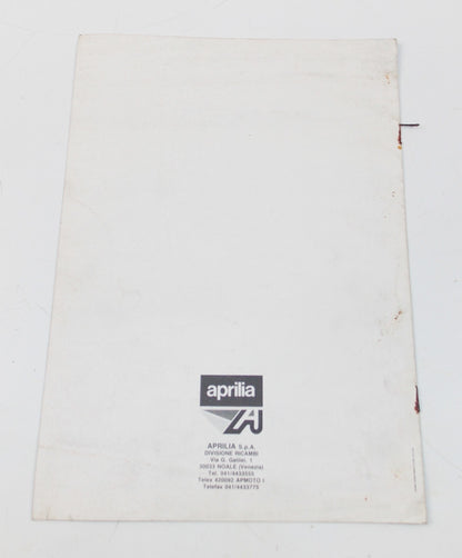 1992 APRILIA AF1 50 EUROPA SPARE PARTS CATALOG SUPPLEMENT MANUAL BOOK 315-7 - MotoRaider