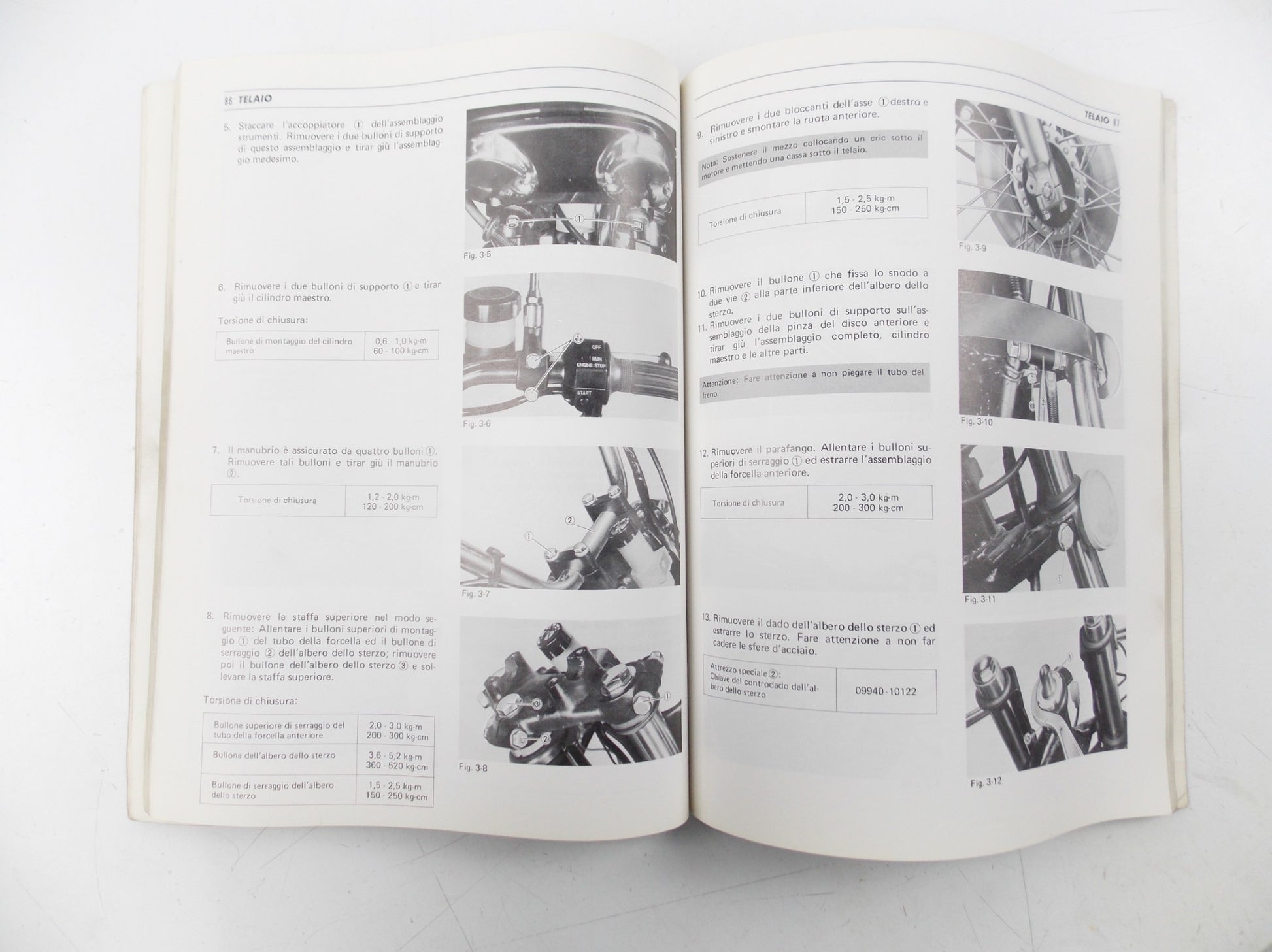 OEM SUZUKI 1977-1980 GS550 ASSISTANCE MANUAL SERVICE MAINTENANCE BOOK ITALIAN - MotoRaider