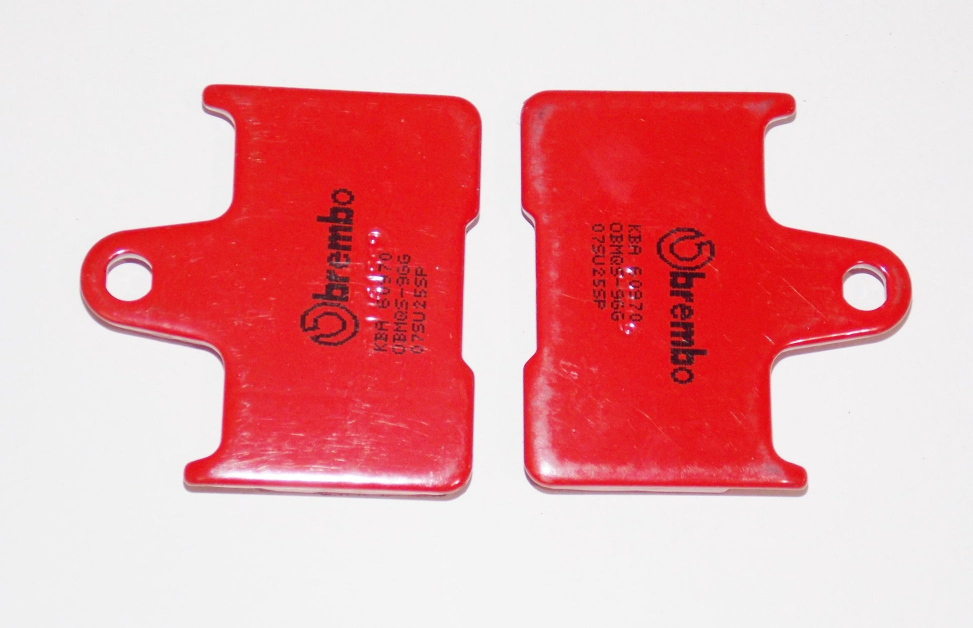 NOS BREMBO GSF GSX CARBON CERAMIC REAR WHEEL PAIR BRAKE PADS 07SU25SP - MotoRaider