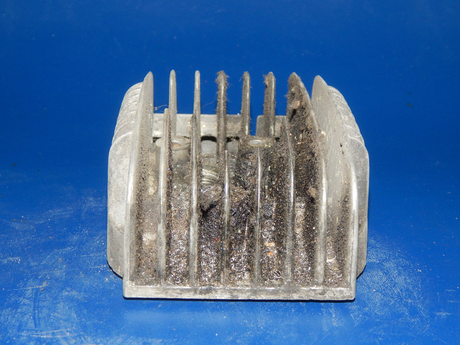 VINTAGE PIAGGIO SI 50cc CYLINDER HEAD POLINI 038-041 MOTORCYCLE MOPED ITALY - MotoRaider