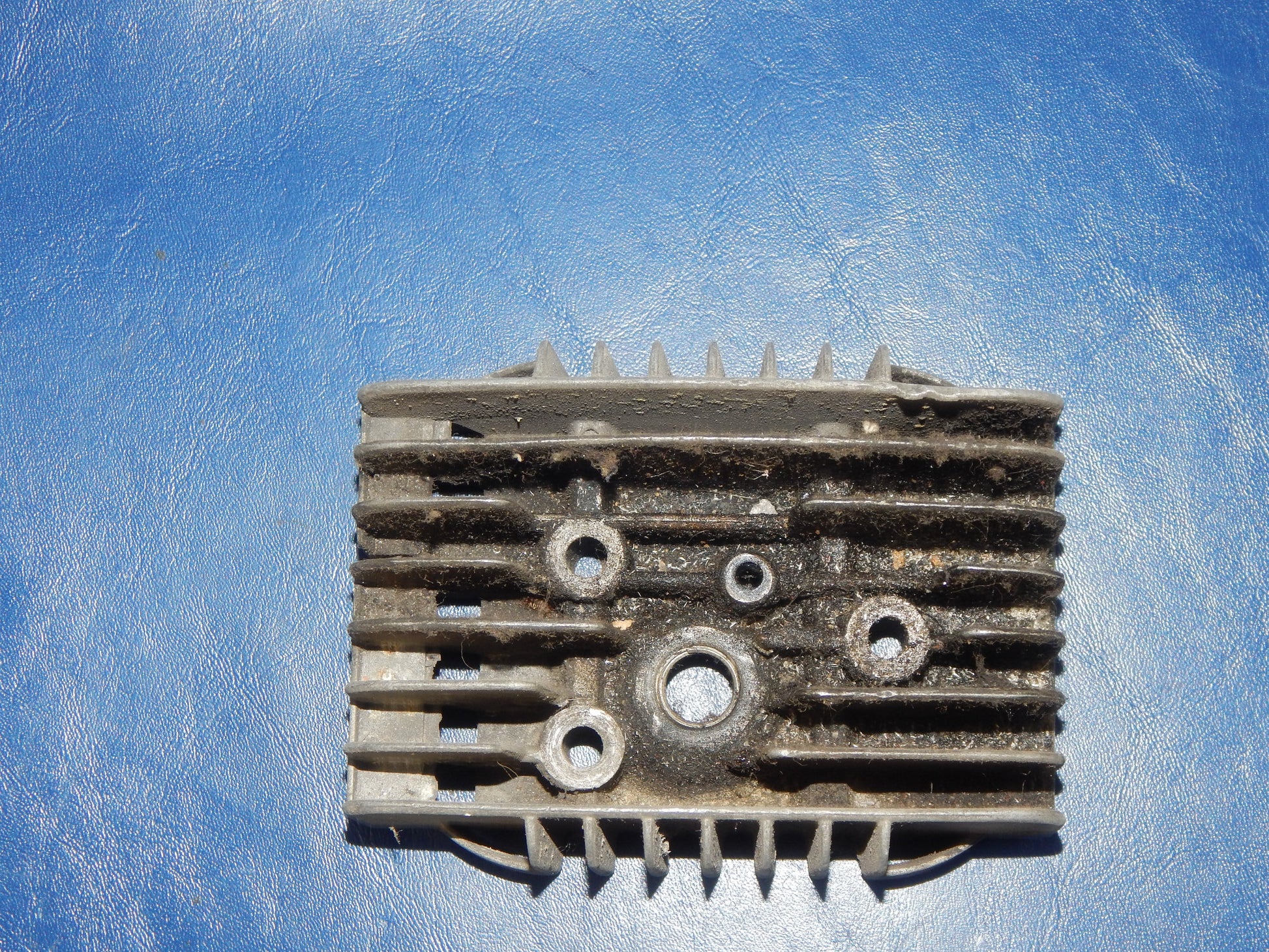 VINTAGE PIAGGIO SI 50cc CYLINDER HEAD POLINI 038-041 MOTORCYCLE MOPED ITALY - MotoRaider