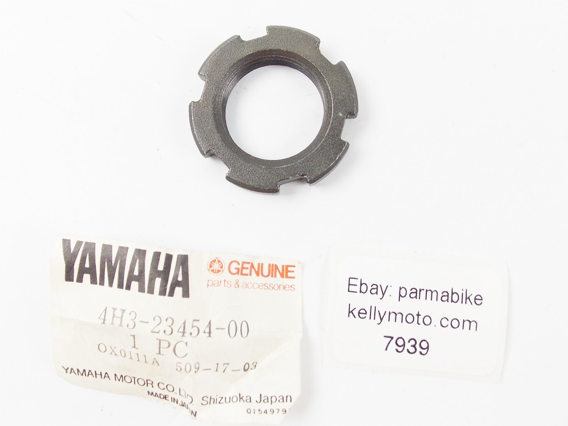 NOS OEM 1980/82/84/87 2011-2018 YAMAHA XS400  SPECIAL NUT FITTING 2 4H3-23454-00 - MotoRaider