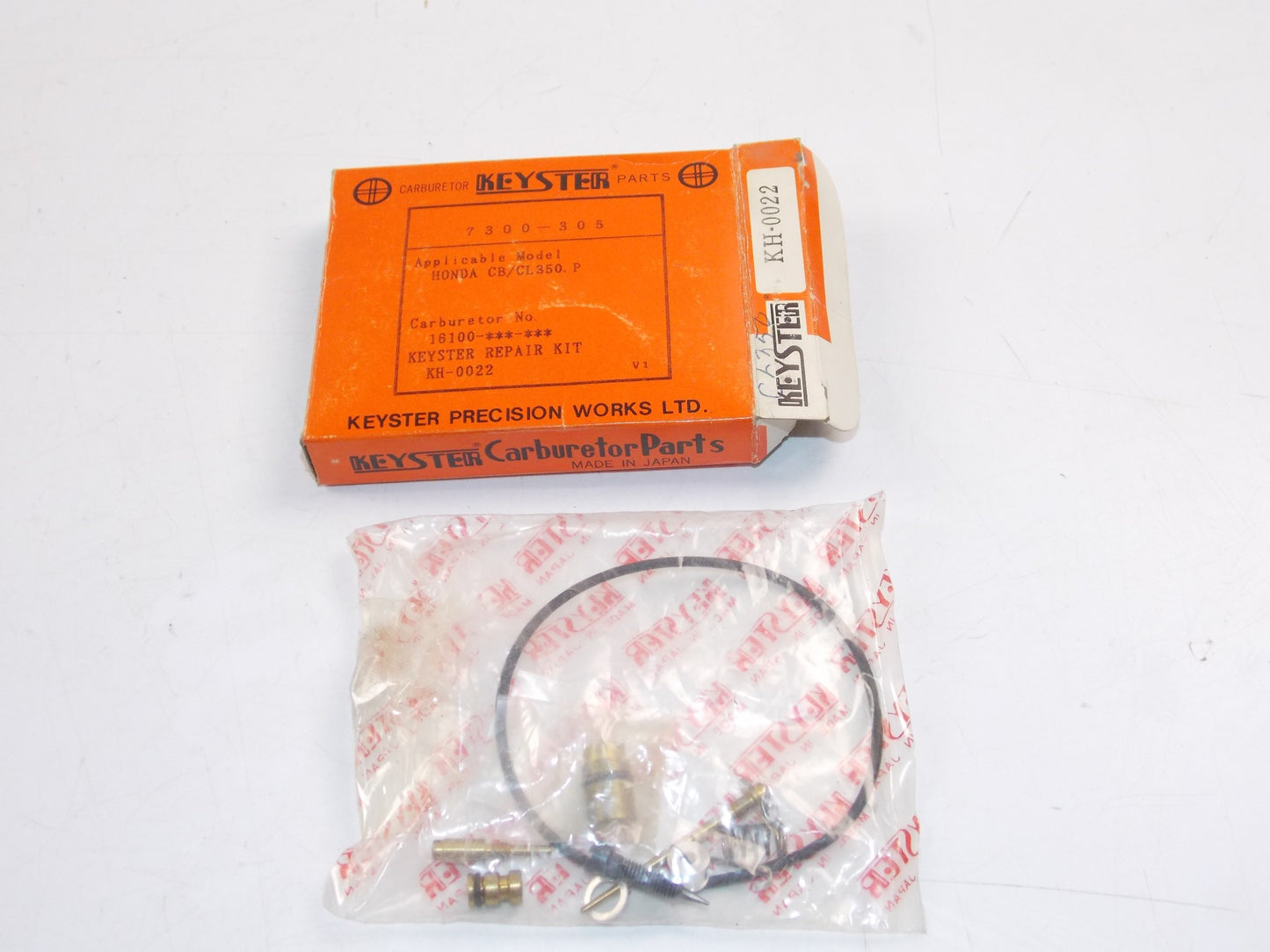 KEYSTER PARTS CARBURETOR REPAIR KIT HONDA CB/CL350 # KH-0022 - MotoRaider