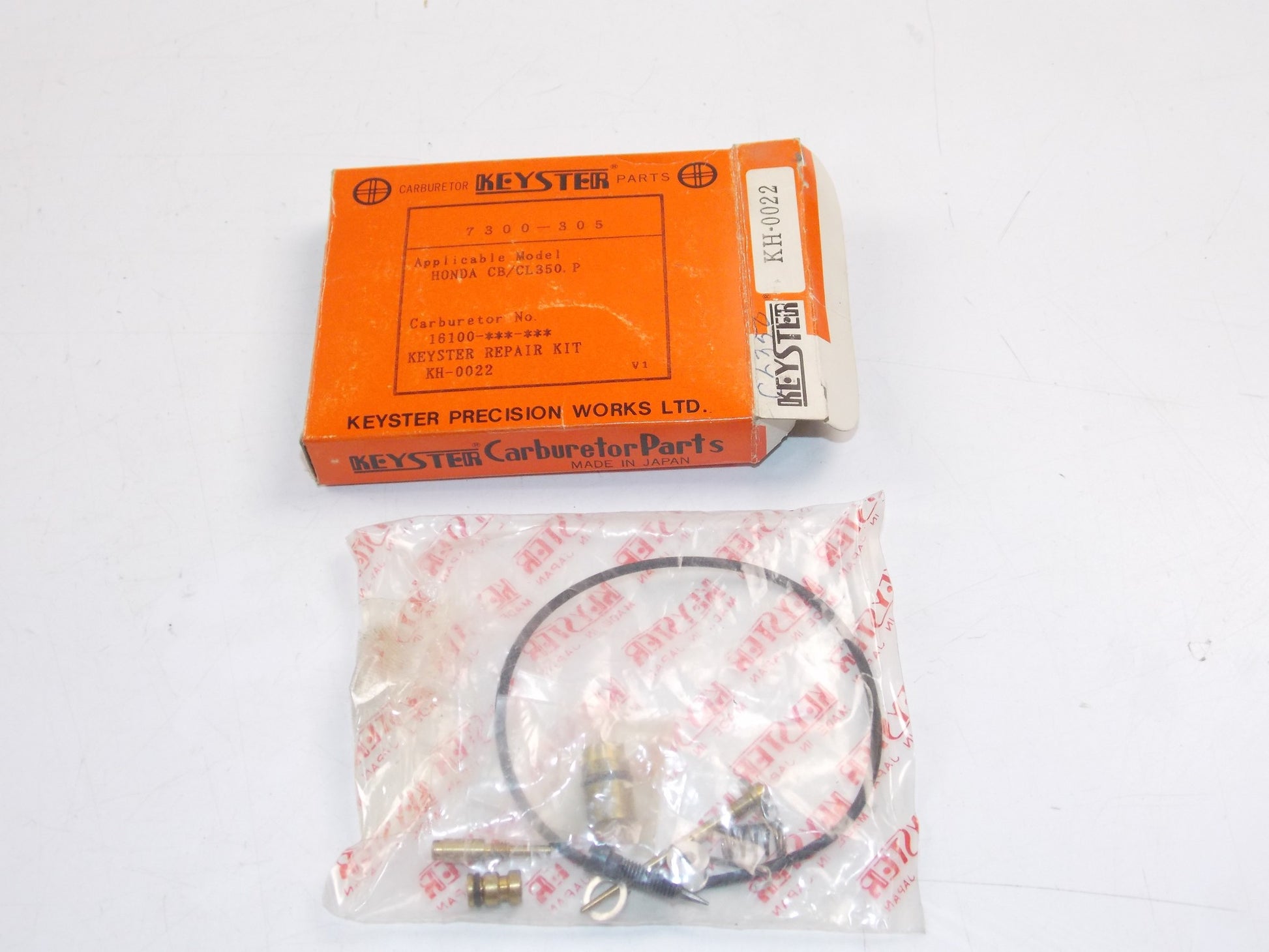 KEYSTER PARTS CARBURETOR REPAIR KIT HONDA CB/CL350 # KH-0022 - MotoRaider