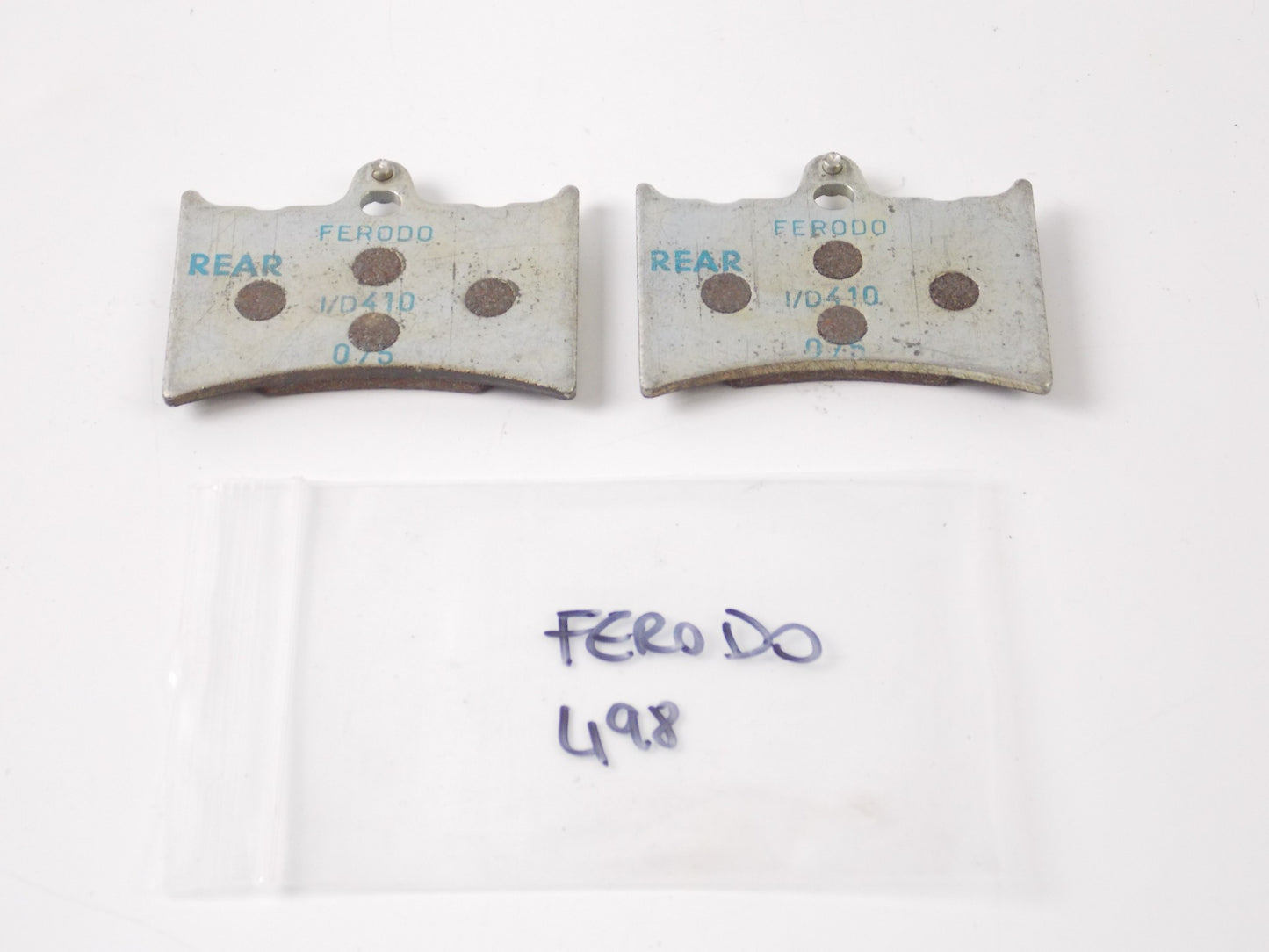 FERODO 498 REAR WHEEL BRAKE PADS KTM 1993-1996 550 MXC - MotoRaider