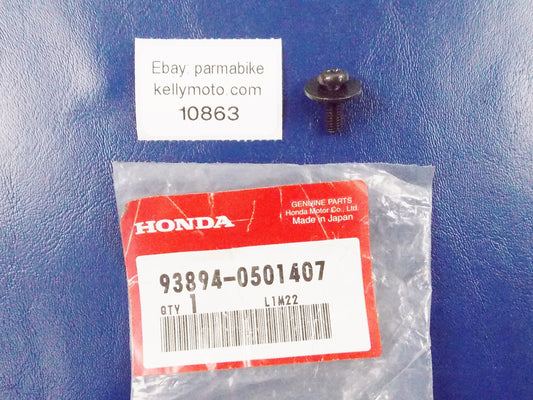 OEM HONDA 2007 CRF70 2003-2010 FES125 SCREW-WASHER 5x14 93894-0501407 - MotoRaider