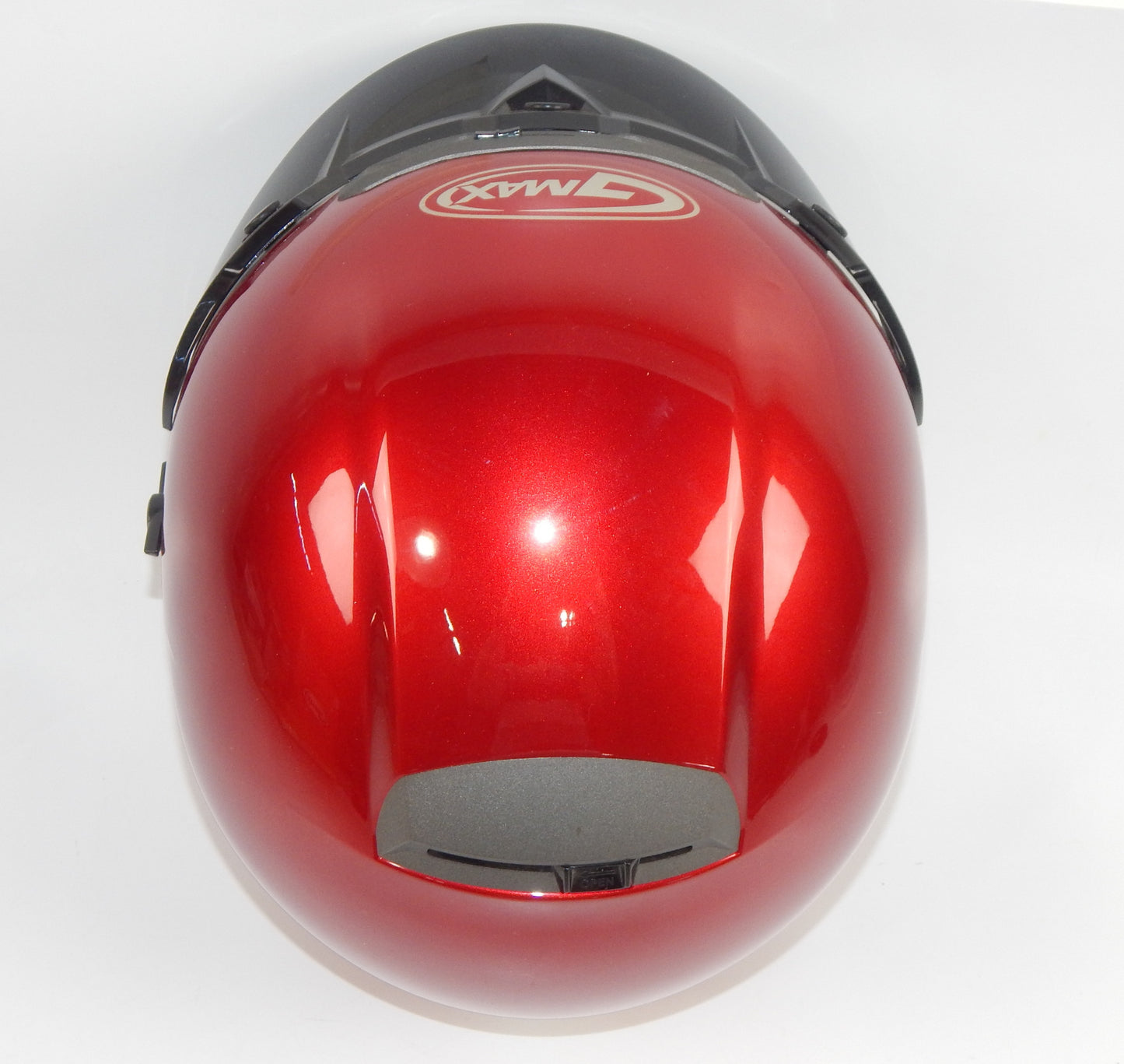 GMAX GM32S OPEN FACE MOTORCYCLE HELMET CANDY RED SIZE XS SMOKE VISOR SNOWMOBILE - MotoRaider