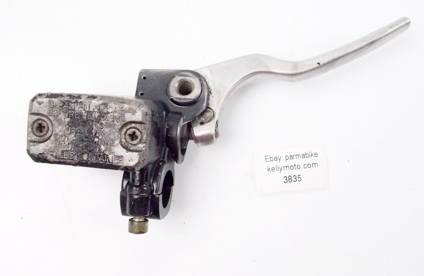 1983 HUSQVARNA 500 CR FRONT WHEEL BRAKE LEVER PERCH 7/8" MASTER CYLINDER BREMBO - MotoRaider