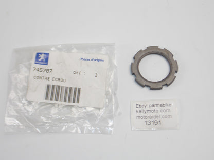 OEM PEUGEOT LUDIX 10 ROR SNAKE / ELYSTAR 125 LOCK-NUT 745707 FRONT FORK/STEERING - MotoRaider