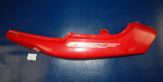 1993 SUZUKI BANDIT GSF 400 LEFT FRAME COVER SIDE PANEL RED FAIRING COWL - MotoRaider