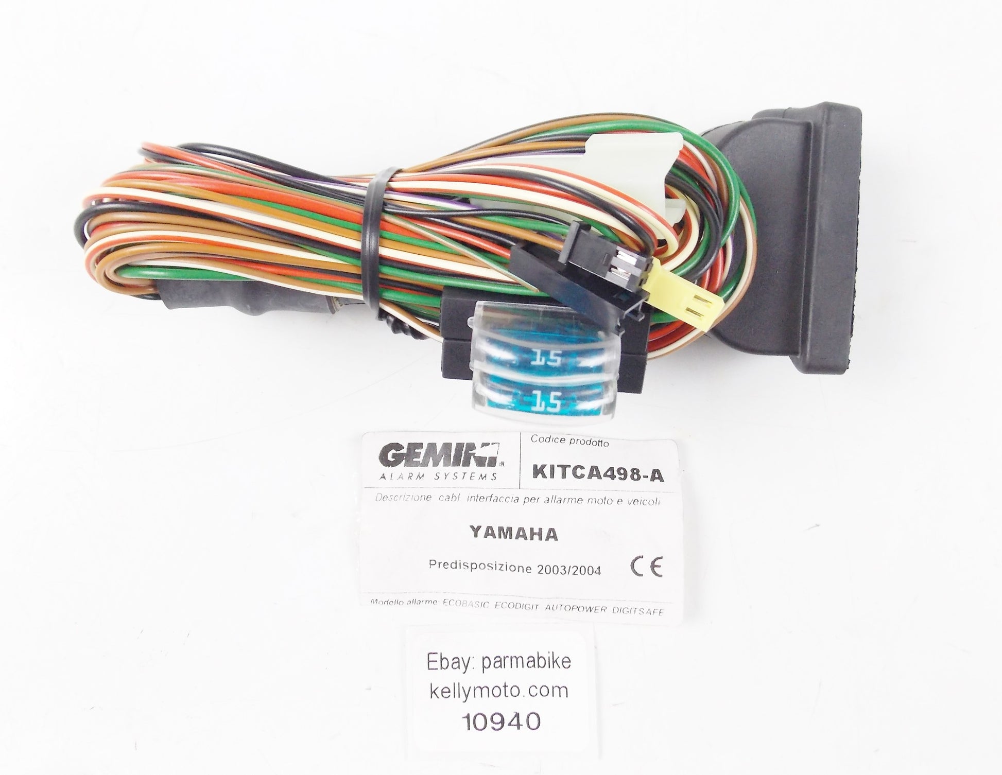 GEMINI KITCA498-A SECURITY ALARM ANTI THEFT CABLE INTERFACE YAMAHA 2003-2004 - MotoRaider