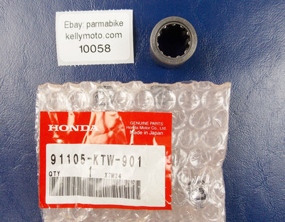 NOS OEM 2014/15/16 HONDA NSS300 CRANKCASE BEARING 14X22X20  91105-KTW-901 - MotoRaider