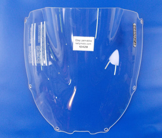 NOS F.FABBRI DOUBLE BUBBLE H027 CLEAR WINDSHIELD WIND SCREEN HONDA VTR SPI 1000 - MotoRaider