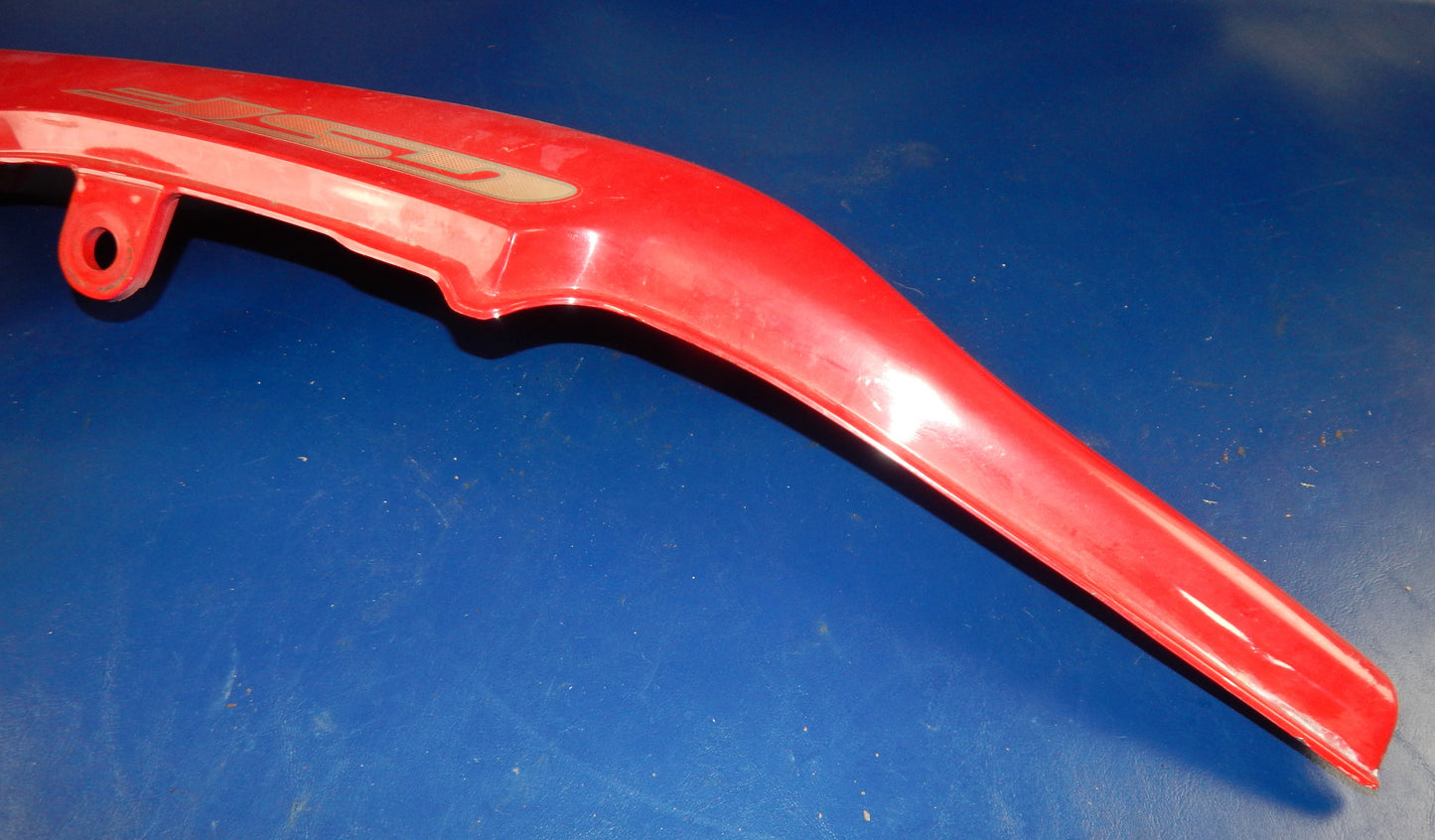 1993 SUZUKI BANDIT GSF 400 LEFT FRAME COVER SIDE PANEL RED FAIRING COWL - MotoRaider