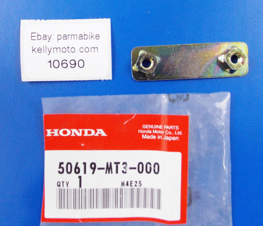 NOS OEM HONDA 2013-2017 GL1800 FOOTPEG SETTING PLATE 50619-MT3-000 - MotoRaider