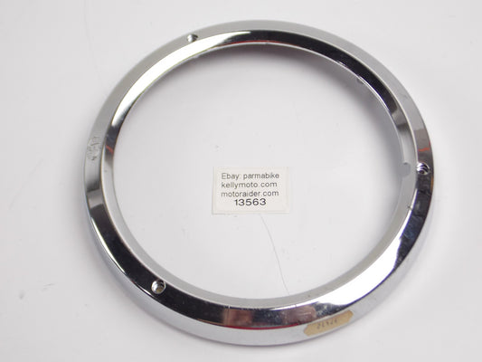 NOS OEM CAGIVA 1984 ALETTA ELECTRA HEADLIGHT RING BEZEL TRIM CEV 41028 800037412 - MotoRaider