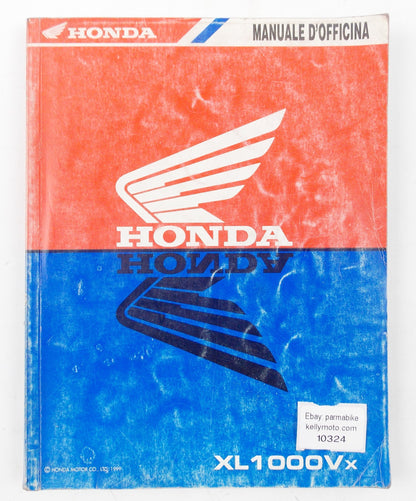 1999 HONDA XL 1000VX WORKSHOP MANUAL REPAIR BOOK ITALIAN - MotoRaider