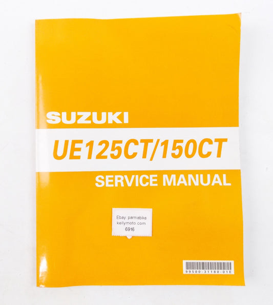 SUZUKI UE125CT/150CT SERVICE MANUAL BOOK ENGLISH 99500-31180-01E - MotoRaider