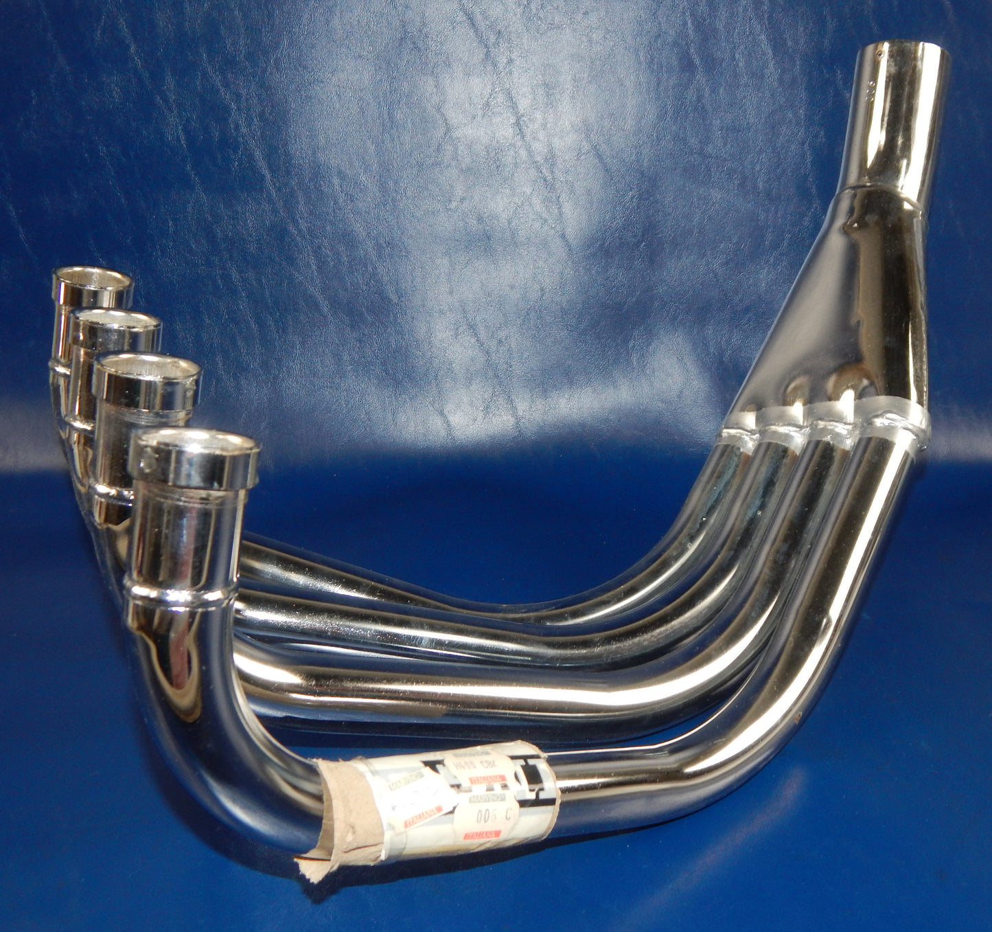 NOS MARVING CHROME 4 in 1 HEADER FRONT EXHAUST MUFFLER PIPE HONDA CBX400F H42C - MotoRaider