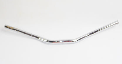 MOTORCYCLE CHROME STEEL HANDLEBAR W=25 D=7/8" 22mm STREET ENDURO TRIAL CROSS - MotoRaider