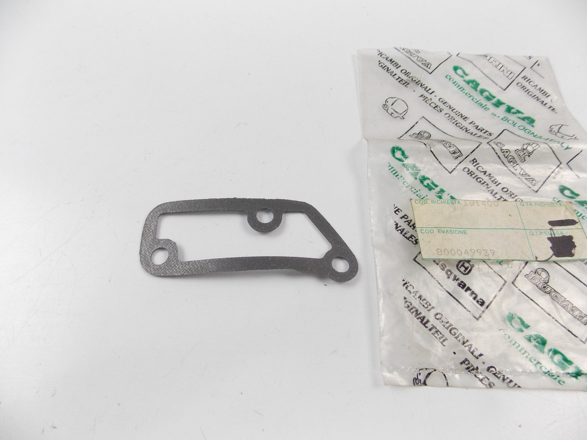 NOS OEM CAGIVA 1987-1988 CRUISER 125 / FRECCIA 125 GASKET 800049939 - MotoRaider