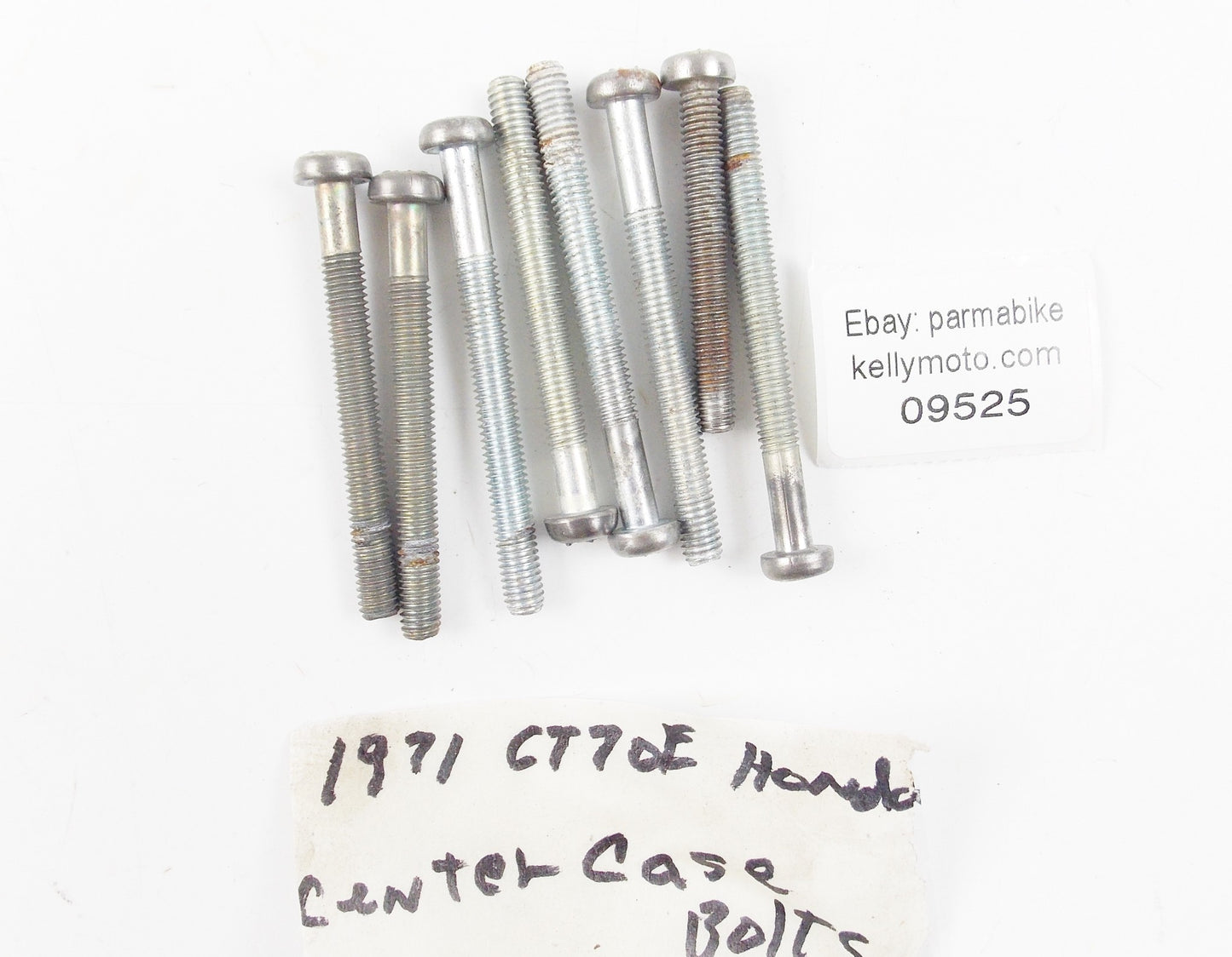 1971 HONDA CT70E TRAIL-70 ENGINE MOTOR CENTER CASE BOLTS SCREWS - MotoRaider