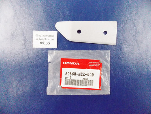 OEM HONDA 2002-2007 CB900 PLATE A, L. STEP GUARD 50658-MCZ-000 | 50658MCZ000 - MotoRaider