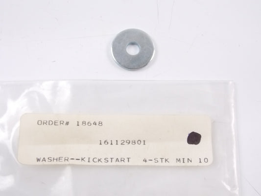 NOS OEM HUSQVARNA KICK START WASHER 4 STROKE 161129801 | 16 11 298-01 - MotoRaider