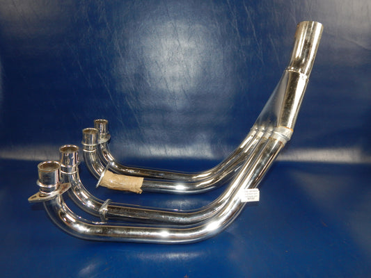 NOS MARVING CHROME 4 in 1 HEADER FRONT EXHAUST MUFFLER PIPE YAMAHA XJ900 Y47C - MotoRaider