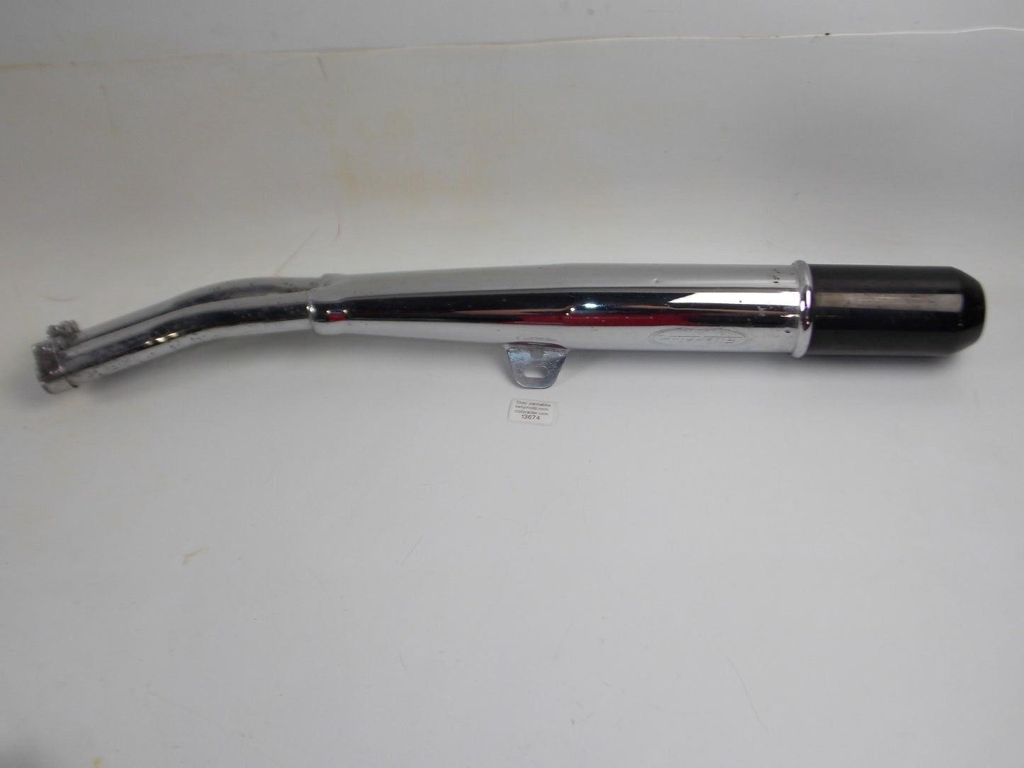 NOS SILENTIUM EXHAUST MOTORCYCLE MUFFLER 2-1 L=860mm INLET ID=31mm BODY D=80mm - MotoRaider