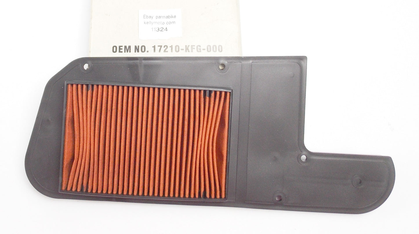 HONDA 2010 SH150 ELEMENT AIR INTAKE FILTER CLEANER 17210-KGF-000 | 17210KGF000 - MotoRaider