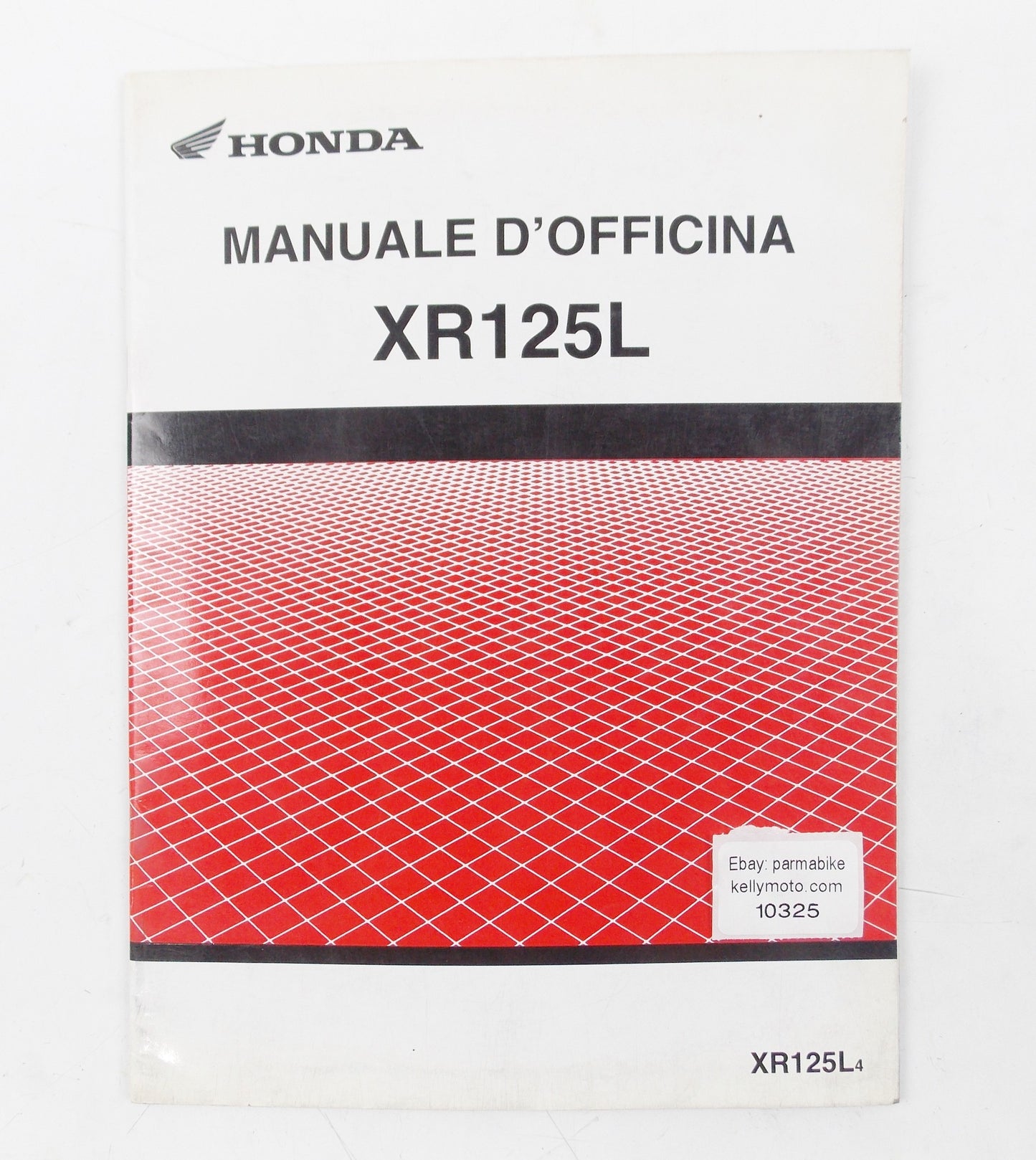 HONDA XR125L WORKSHOP MANUAL REPAIR BOOK ITALIAN 38 PAGES - MotoRaider